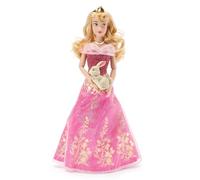 Disney Store Official Aurora Classic Doll for Kids, Sleeping Beauty, 30cm/12”, Fully Posable Toy with Glittering Pink Gown, Golden Hair & Surprise Character Friend - Suitable for Ages 3+