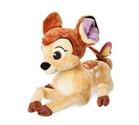 Disney Store Official Bambi Medium Soft Plush Toy, 36cm/14 inch, Iconic Cuddly Toy Character with Cute Butterfly on Tail, Suitable for All Ages,Brown