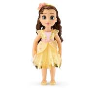 DISNEY STORE Official Belle Once Upon a Story Doll - 16" Disney Princess Toy with Reflective Eyes with 3D Pupil and Iris, Detailed Costume, Hair Comb and Shoes - Supplied in