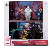 Disney Store Official Big Hero 6 Figure Set, 8 Toys including Hiro, Baymax, Go Go, Honey Lemon, Wasabi, Fred, Tadashi, and Yokai, Suitable for Age 3+