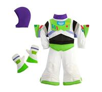 Disney Store Official Buzz Lightyear Costume for Baby - Toy Story Halloween Costume - Includes Bodysuit, Wings, Gloves & Hat - Perfect Baby Halloween Costumes for Little Ones - 12-18 MO