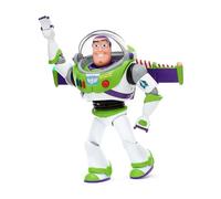Disney Store Official Buzz Lightyear Interactive Talking Action Figure, Pixar's Toy Story, 36cm/14”, Space Ranger Toy Featuring 15+ English Phrases, Interacts with Other Characters, Ages 3+