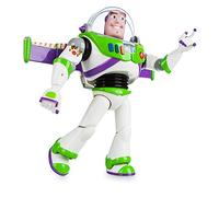 Disney Store Official Buzz Lightyear Interactive Talking Action Figure, Toy Story Astronaut Space Ranger, 30cm/11”, Features 10+ English Phrases, Interacts with Other Figures and Toys, Lights, Ages 3+