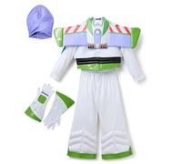Disney Store Official Buzz Lightyear Light & Sound Costume for Kids | Buzz Lightyear costume with lights, sounds, detachable wings and Space Ranger suit, for dress-up and gifting, Toy Story