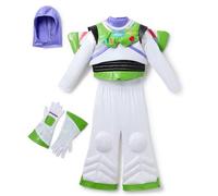 Disney Store Official Buzz Lightyear Light & Sound Costume for Kids | Buzz Lightyear costume with lights, sounds, detachable wings and Space Ranger suit, for dress-up and gifting, Toy Story