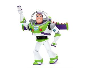 Disney Store Official Buzz Lightyear Talking Action Figure, Toy Story, 36cm | Interactive Buzz Lightyear figure with 15+ English phrases and character interactions. Perfect for play. Ages 3+