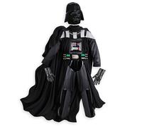 Disney Store Official Darth Vader Costume for Kids, Star Wars Talking Outfit with 8 Phrases, Includes Suit with Detachable Cape, Mask, Gloves, Belt, for Halloween, Roleplay and Fancy Dress