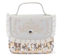 Disney Store Official Disney Princess Handbag - Sparkling Royal Purse with Crown Detail
