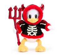 Disney Store Official Donald Devil Halloween Plush 23 cm | Donald Duck plush with devil costume, wings, horns and trident, perfect for Halloween gifts, displays and Disney fans