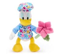 Disney Store Official Donald Duck Summer Floral Bean Bag - Soft Plush Toy 23 x 15 x 20 cm