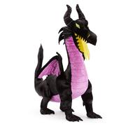 Disney Store Official Dragon Maleficent Plush, Sleeping Beauty, 35cm / 14", Black Dragon Teddy, Suitable from Birth, 0+