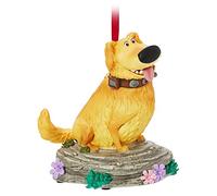 Disney Store Official Dug Talking Hanging Ornament, Up, 10cm/3”, Cute Christmas Tree Decoration with Sculpted Design and Painted Details, Talks