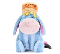 Disney Store Official Eeyore Plush, 29cm / 11.5", Cute Donkey Teddy with Hunny Pot, Suitable for Babies, 0+