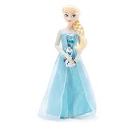 Disney Store Official Elsa Classic Doll for Kids, Frozen, 30cm/12”, Fully Posable Toy with Sparkling Ice-Blue Gown & Surprise Character Friend - Suitable for Ages 3+