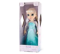 Disney Store Official Elsa Once Upon a Story Doll, Frozen, 40.5cm | Deluxe Elsa doll in an icy satin dress with snowflake detailing, sheer cape and moulded boots, inspired by Frozen. Ages 3+.