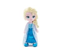 Disney Store Official Elsa Plush Doll - 14" Disney Plush with Shimmering Snowflake Cape, Iridescent Metallic Bodice, Satin Skirt and Embroidered Features - Frozen