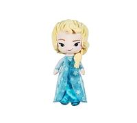 Disney Store Official Elsa Soft Toy Doll, Frozen, 32cm/12”, Plush Cuddly Plush with Embroidered Details, the Snow Queen Dressed in Classic Outfit with Shimmery Organza Cape, Suitable for Ages 0+
