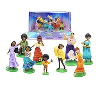 Disney Store Official Encanto Deluxe Figurine Playset, Encanto, 9 Pc, Detailed Encanto Figures Including Mirabel, Dolores, Camilo, Bruno, Antonio, Luisa, Isabela, Julietta and Pepa, For Ages 3+