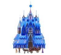 Disney Store Official Frozen 2 Magic Light & Music Castle Playset - 3 Year Old Girl Gift, Anna and Elsa Dolls - includes Frozen , Interactive Rooms &