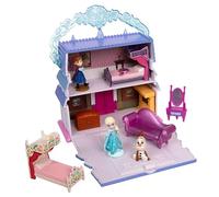 Disney Store Official Frozen Doll House, 11.5cm / 5", Once Upon a Story Playset Includes Queen Elsa & Anna, Olaf, Arendelle Castle and Toy Furniture, Suitable for Age 3+