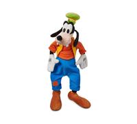 Disney Store Official Goofy Medium Soft Toy for Kids Cuddly Character with Fuzzy Texture and Embroidered Details Patched Trousers and Felt Teeth Pl