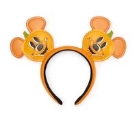 Disney Store Official Halloween Headband for Adults, Mickey Mouse Pumpkin Ears, One Size