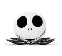 Disney Store Official Jack Skellington Cushion, Tim Burton's The Nightmare Before Christmas, 52cm/20”, Fun Pillow Features Halloween Town's Hero Face