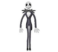 Disney Store Official Jack Skellington Soft Toy, Nightmare Before Christmas, 68cm/27'', Scary Skeleton Toy with Large 3D Bow and Soft Feel Face, Suitable for All Ages, Multicoloured