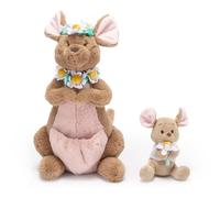 Disney Store Official Kanga and Roo Floral Special Edition Medium Soft Toy - Winnie the Pooh Plush Collectible 18 cm