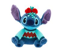 Disney Store Official Lilo & Stitch Official Holiday Plush - Festive Stitch Design - 14-Inch - Perfect Seasonal Gift for Fans - Celebrate Christmas wi
