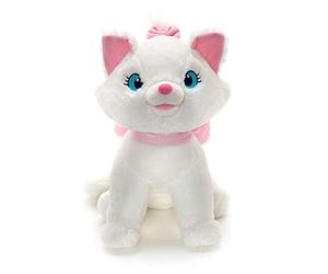 Disney Store Official Marie Medium Soft Toy for Kids, The Aristocats Kitten, 32cm/12”, Plush Cuddly Classic Character, Pampered White Cat with Embroidered Details and Soft Feel Finish