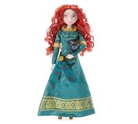 Disney Store Official Merida Classic Doll for Kids, Brave, 30cm/12”, Fully Posable Toy with Regal Teal Gown & Celtic-Inspired Details, Surprise Character Friend - Suitable for Ages 3+