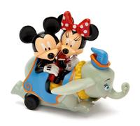 Disney Store Official Mickey and Minnie Mouse Pull Back Toy, 8x13cm, Featuring Dumbo the Elephant, Suitable for Age 3+