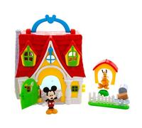 Disney Store - Official Mickey Mouse Clubhouse Playset - Interactive Mickey Mouse Junior Toy - Possible Numbers of Mickey and Pluto 13 Piece Set, Perfect for Kids