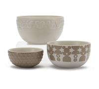 Disney Store Official Mickey Mouse Icon Nesting Bowls - Set of 3 Stoneware Kitchen Bowls Home Haven Collection