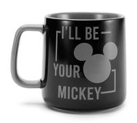 Disney Store Official Mickey Mouse Mug - “I’ll Be Your Mickey” - Stoneware Coffee Cup, 450ml, Dishwasher & Microwave Safe
