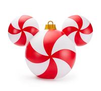 Disney Store Official Mickey Mouse Red & White Ornament, large