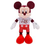 Disney Store Official Mickey Mouse Valentine's Day Small Soft Toy, Mickey & Friends, 28cm/11”, Cuddly Plush Character Figure, Suitable for Ages 0+