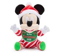 Disney Store Official Mickey My First Christmas Plush 28 cm, 2026 Edition | 28 cm Mickey baby Christmas plush with festive outfit and My First Christmas 2026 keepsake detail