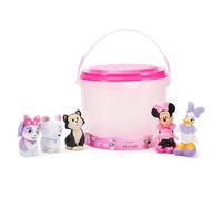 Disney Store Official Minnie Mouse and Friends Bath Toy Set - Includes Bucket and 5 Figures