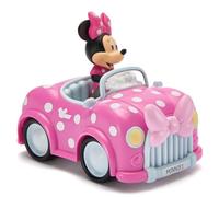 Disney Store Official Minnie Mouse Car, 9x11x20cm, Pink Pull Back Toy Car, Suitable for Age 3+