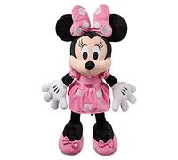 Disney Store Official Minnie Mouse Large Pink Soft Toy, 67cm/26cm, Plush Cuddly Character In Classic Outfit with 3D Bow, Embroidered Details and Soft Feel Finish