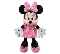 DISNEY STORE Official Minnie Mouse Plush - Pink Dress - Large 21 1/4 Inches Disney Stuffed Animals, Soft & Cuddly Toy, Plushies for Kids & Fans, Suitable for All Ages