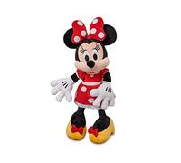Disney Store Official Minnie Mouse Red Dress Medium Soft Toy for Kids, Cuddly Character with Fuzzy Texture and Embroidered Details, Plushy Suitable for All Ages.