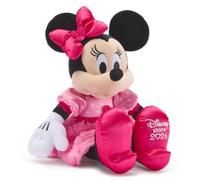 Disney Store Official Minnie Mouse Sweetheart 2026 Medium Soft Toy, Plush Figure in Pink Puff Sleeve Party Dress with Fluffy Skirt & Satin Trims, 37cm