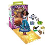 Disney Store Official Mirabel Story Doll for Kids, Encanto, 27cm/10”, With Jaguar, Pico & Chispi, 2 Outfits, Accessories, Colouring & Activity Pack and Box that Folds to a Play Stage, For Ages 3+