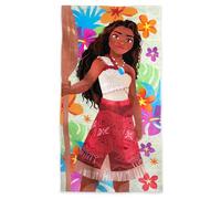 Disney Store Official Moana 2 Towel, 150cm x 74cm, Kids' Towel for use on the Beach, Bath, Swimming Lessons and Holidays