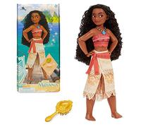 Disney Store Official Moana Classic Doll for Kids, 26.5cm/10”, Includes Brush with Moulded Details, Fully Posable Toy in Classic Outfit - Suitable for Ages 3+