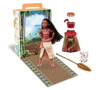 Disney Store Official Moana Story Doll Age 3+ for Kids, 28cm/11”, With Pua, 2 Outfits, Accessories, Colouring & Activity Pack and Box that Folds to a Play Stage, Suitable for Ages 3+