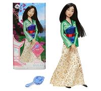 Disney Store Official Mulan Classic Doll for Kids, 29cm/11”, Includes Brush with Moulded Details, Fully Posable Toy in Satin Dress - Suitable for Ages 3+